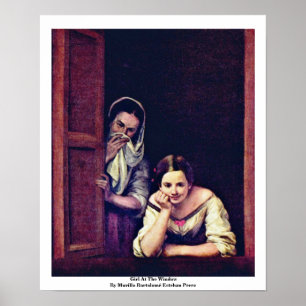 Girl At The Window Poster