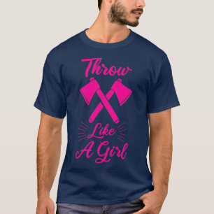 Girl Ax Throwing Axe Thrower Classic TShirt