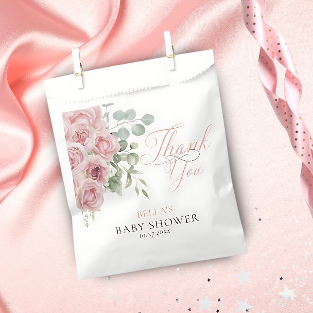 Girl Baby in Bloom Baby Shower Thank You Favor Bag (Creator Uploaded)
