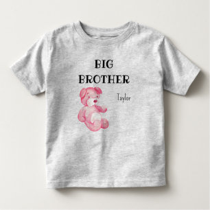 Girl Baby Shower Attire Cute Big Brother 2T - 5-6T Toddler T-shirt