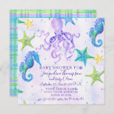 Reel Excited Fishing Themed Baby Shower Invitation