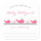 Girl Baby Shower bookplates / pink gray whales
