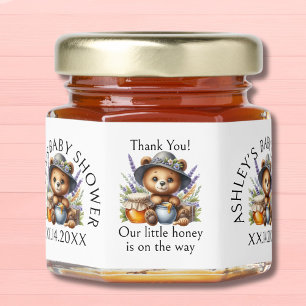 Girl Baby Shower Honey Bear Jar Favors