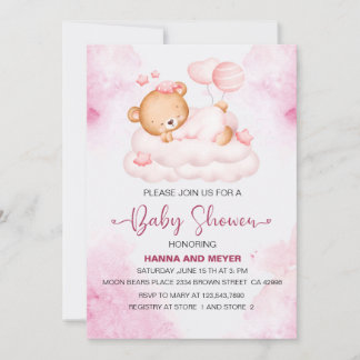 Girl Baby Shower Invitation