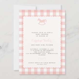 girl baby shower invitation