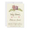 girl baby shower invitation woodland it's a girl