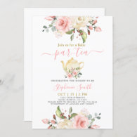 Girl Baby Shower Par-Tea Invitation