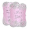 Girl Baby Shower Pink Winter WonderLand