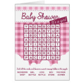 girl baby shower puzzle (Front)