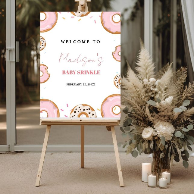 Girl Baby Sprinkle Baby Shower  Welcome Sign (Creator Uploaded)