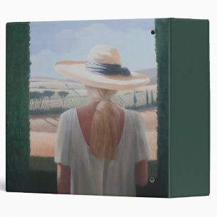 Girl back view Tuscany 2012 Binder