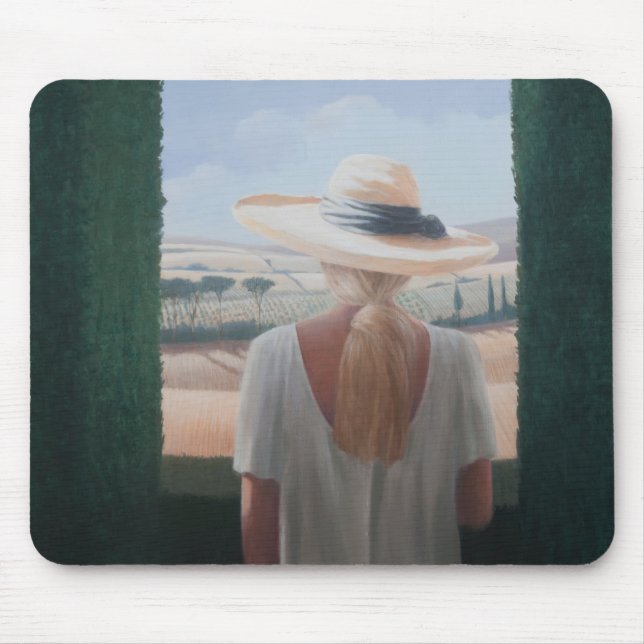Girl back view Tuscany 2012 Mouse Pad (Front)
