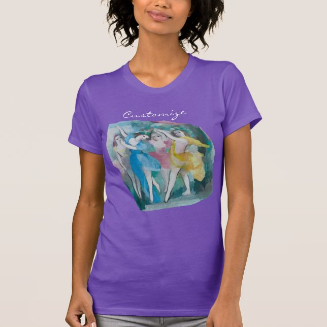 Girl Ballerina Dancers Thunder_Cove T-Shirt (Front)
