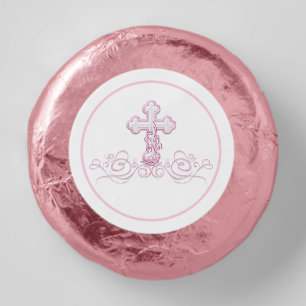 Girl Baptism Christening First Communion Cookies Dipped Oreo Cookie Favors
