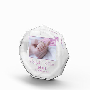Girl Baptism Congratulations for Baby Personalized Acrylic Award