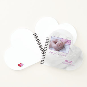 Girl Baptism Congratulations for Baby Personalized Notebook