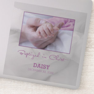 Girl Baptism Congratulations for Baby Personalized Sticker