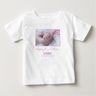 Girl Baptism Congratulations for Baby Personalized T-Shirt