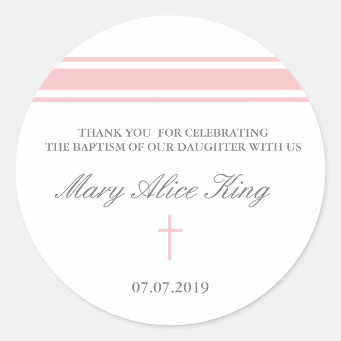 Girl baptism favor stickers | Zazzle.com Girl baptism favor stickers | Zazzle.com