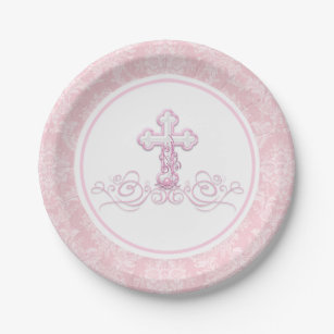 Girl Baptism Plates | Zazzle Girl Baptism Plates | Zazzle
