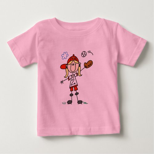 Girl Baseball Player Tshirts and Gifts