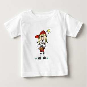 Girl Baseball Player Tshirts and Gifts