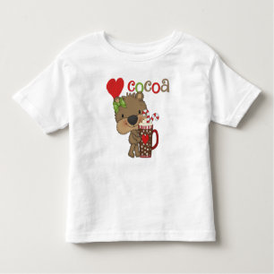 Girl Bear Cocoa Love Toddler T-shirt