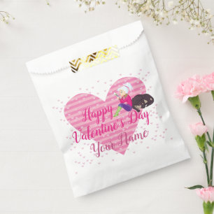 Girl Being in love Favor Bag