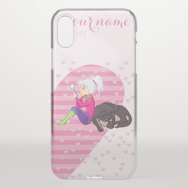 Girl Being in love Uncommon iPhone Case (Back)