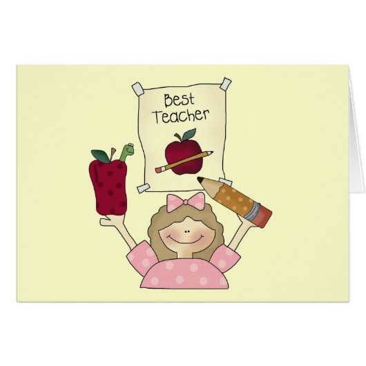 Girl Best Teacher Tshirts and Gifts (Front Horizontal)