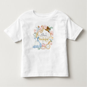 Girl birthday Alice in Wonderland Toddler T-shirt