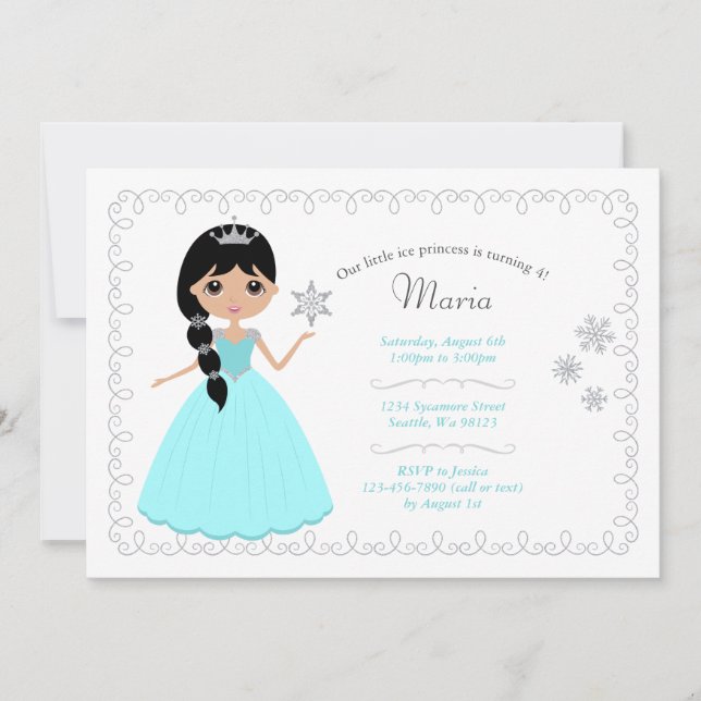 Girl Birthday Invitations (Front)