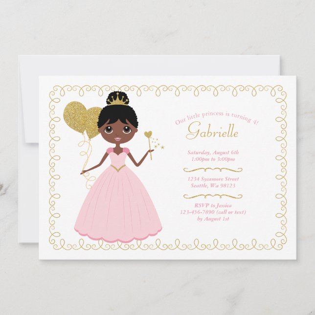 Girl Birthday Invitations (Front)