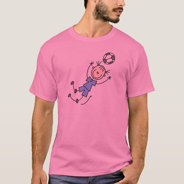 Girl Blue Soccer Uniform Tshirts and Gifts (Front)