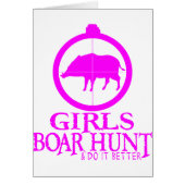 GIRL BOAR HUNTING (Front)