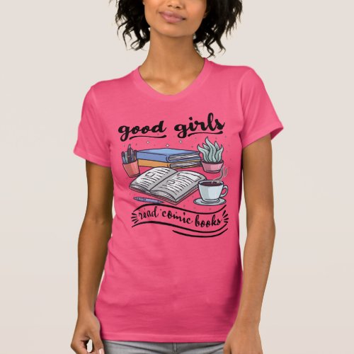 GIRL BOOK LOVER T SHIRT  WOMEN GIRL TEACHER