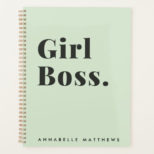 Girl Boss Babe Small Business Owner  Planner