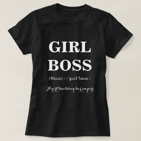 Girl Boss Blk T-shirt