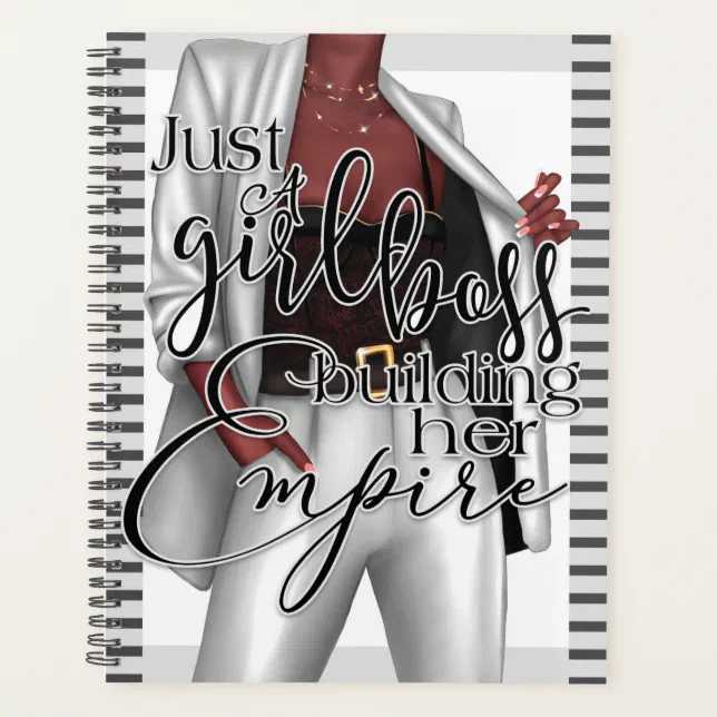 Girl Boss Building Her Empire Planner Zazzle 0808