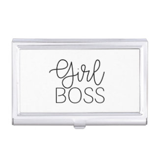 Girl Boss Business Card Holder