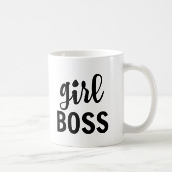 Girl Boss Coffee Mug by coffeecatdesigns at Zazzle
