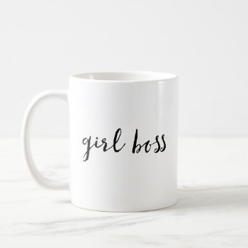 Girl Boss Coffee Mug by FunkyTeez at Zazzle