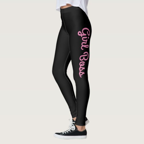 Girl Boss Customizable Leggings