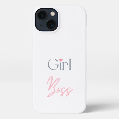 Girl Boss Design iphone Case Gift for Her  