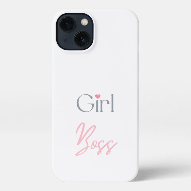 Girl Boss Design iphone Case Gift for Her   (Back)