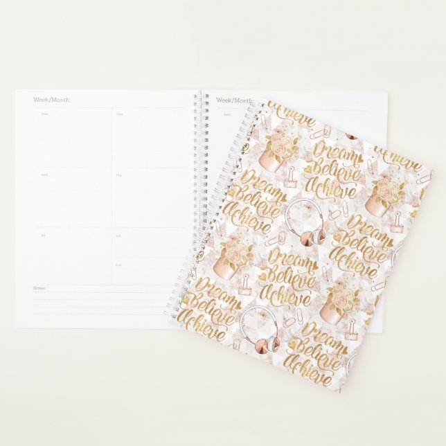 Girl Boss – Dream, Believe, Achieve Planner (Display)