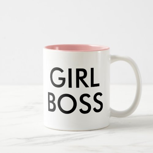 Girl Boss  Funny Humor Slogan Mug