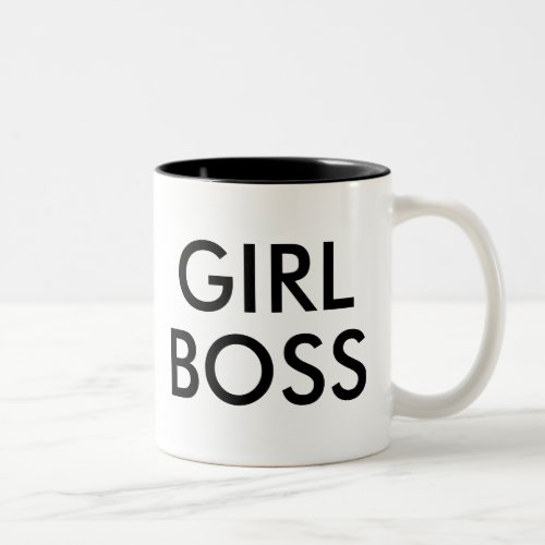 Girl Boss  Funny Humor Slogan Mug