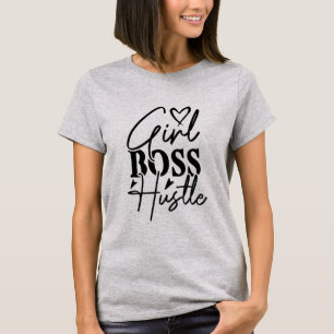 Girl Boss Hustle Womens T-Shirt