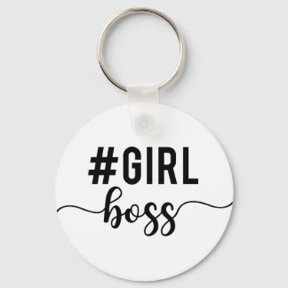 girl boss keychain